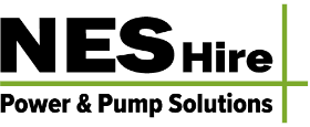 NES Hire logo inverse.
