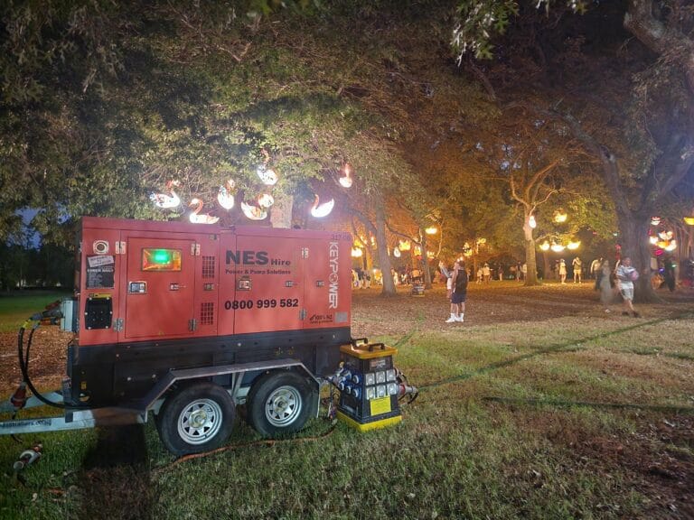 The Auckland Lantern Festival powered by a portable power generator from NES Hire.